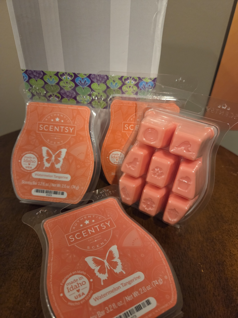 Scentsy Watermelon Tangerine Wax Melt Bars